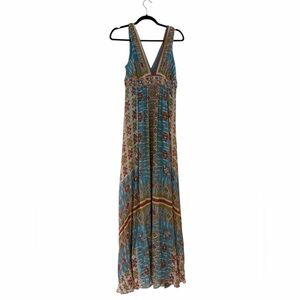 Nicole Miller Multi color Maxi Dress